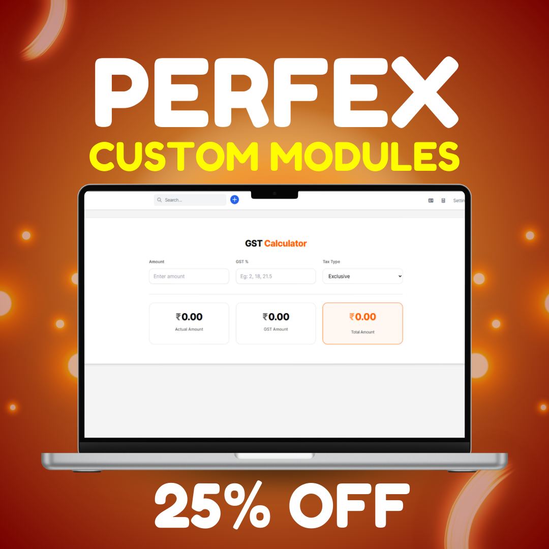 Perfex CRM Customization & Custom Modules